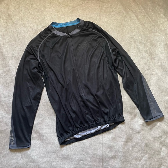Troy Lee Designs Other - Troy Lee Designs 3/4 Zip Long Sleeve Cycling Jersey Large Black